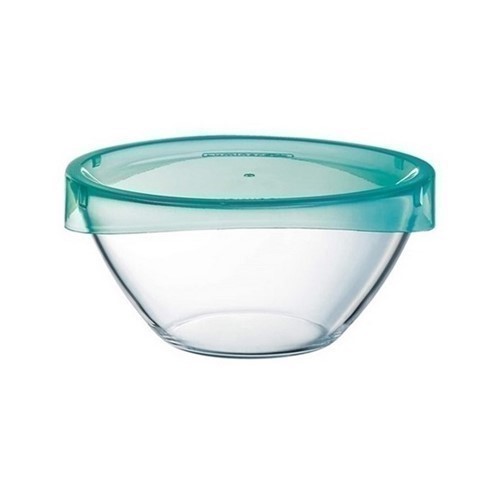ENSALADERA LUMINARC KEEP'N LAGON 17CMS CON TAPA